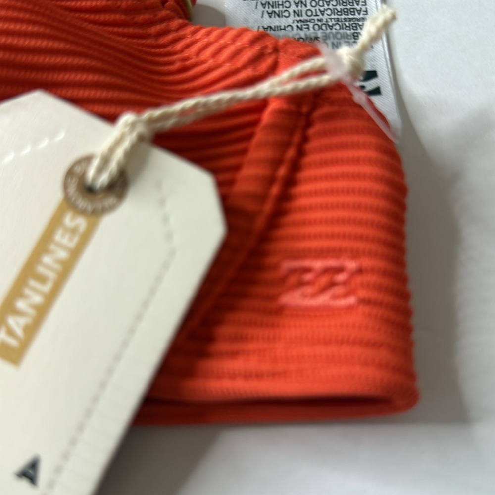 Billabong Tanlines Reese Underwire Bikini Swim Top Coral Craze Orange Small - Picture 8 of 12